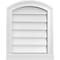 Ekena Millwork Arch Top Surface Mount PVC Gable Vent: Functional, w/ 2"W x 2"P Brickmould Sill Frame, 16"W x 20"H GVPAR16X2003SF - alternate 1